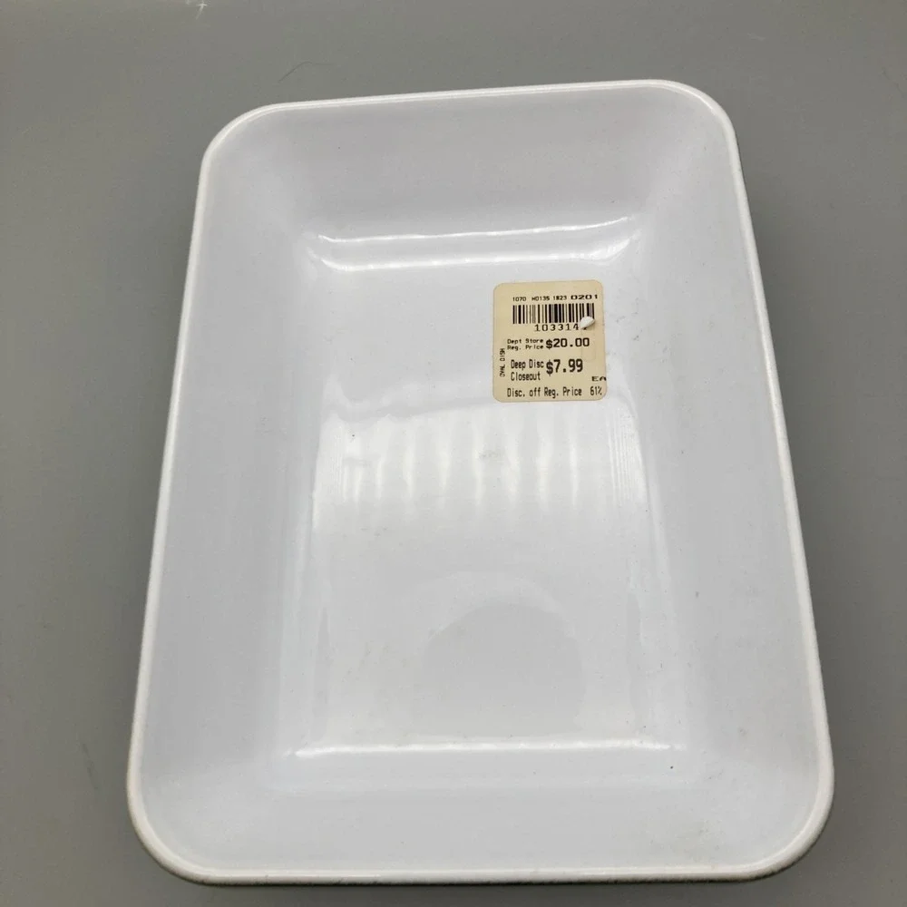 VTG 1996 Emile Henry Green Miniature Casserole Dish Rectangular 7.25